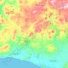 Butera topographic map, elevation, terrain