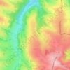 Hitte topographic map, elevation, terrain