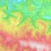 Mas-d'Orcières topographic map, elevation, terrain