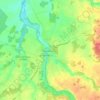 Châtillon-Coligny topographic map, elevation, terrain