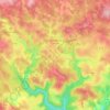 Lentillac-du-Causse topographic map, elevation, terrain