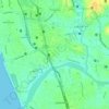 Chalappuram topographic map, elevation, terrain