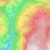 Crest-Voland topographic map, elevation, terrain