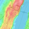 Fort Lee topographic map, elevation, terrain