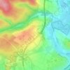 Frankenhain topographic map, elevation, terrain