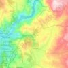 O Pereiro de Aguiar topographic map, elevation, terrain