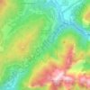 Rivamonte Agordino topographic map, elevation, terrain