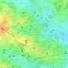 Koramangala topographic map, elevation, terrain