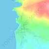 Ballybunion topographic map, elevation, terrain