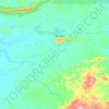 Catingueira topographic map, elevation, terrain