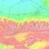 Jayyl District topographic map, elevation, terrain