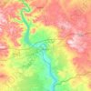 Birecik topographic map, elevation, terrain