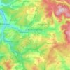 Markneukirchen topographic map, elevation, terrain