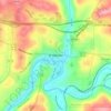 Brookville topographic map, elevation, terrain