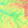 Tarn-et-Garonne topographic map, elevation, terrain