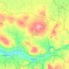 Avanos topographic map, elevation, terrain