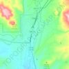 Chama topographic map, elevation, terrain