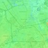 Eindhoven topographic map, elevation, terrain