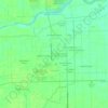Progreso topographic map, elevation, terrain