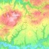 Le Ségur topographic map, elevation, terrain