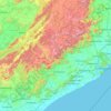 Visakhapatnam topographic map, elevation, terrain