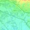 Agliana topographic map, elevation, terrain