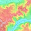 Faycelles topographic map, elevation, terrain