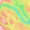 Vestre Slidre topographic map, elevation, terrain