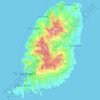 Grenada topographic map, elevation, terrain