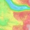 Saugeot topographic map, elevation, terrain