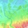 Churt topographic map, elevation, terrain