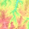 Luçay-le-Mâle topographic map, elevation, terrain