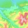 Plan topographic map, elevation, terrain