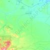 Pincher Creek topographic map, elevation, terrain