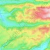Girgols topographic map, elevation, terrain