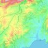 Teulada topographic map, elevation, terrain