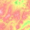 Choibalsan topographic map, elevation, terrain