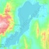 Lake Abaya topographic map, elevation, terrain