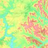 Meigs Township topographic map, elevation, terrain