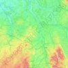 Allier topographic map, elevation, terrain