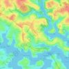 The Council of the Municipality of Hunters Hill topographic map, elevation, terrain