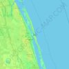 Orchid Island topographic map, elevation, terrain