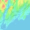 Milford topographic map, elevation, terrain