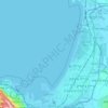 Haifa Bay topographic map, elevation, terrain