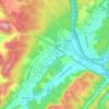 Smithfield Township topographic map, elevation, terrain