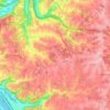 Green Township topographic map, elevation, terrain