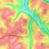 Ridgemont topographic map, elevation, terrain