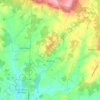 Quantilly topographic map, elevation, terrain