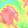 Santa Margherita di Belice topographic map, elevation, terrain