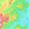 Bourgneuf-Val-d'Or topographic map, elevation, terrain